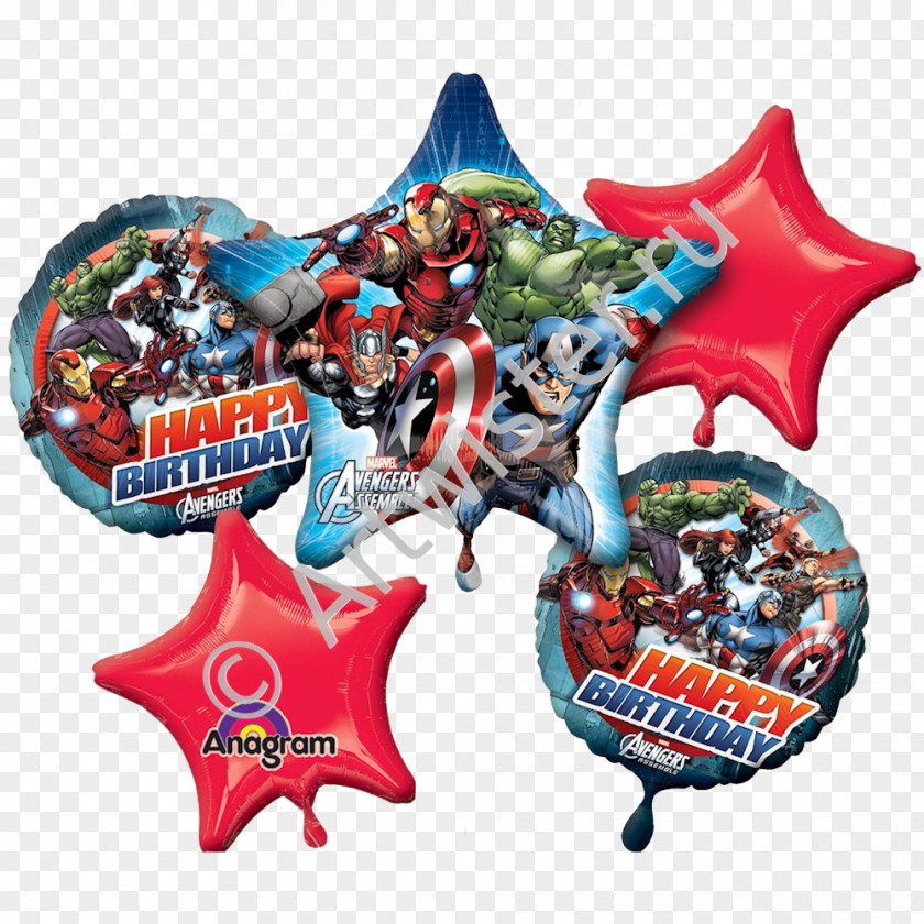 Balloon Spider-Man Party Birthday Flower Bouquet PNG