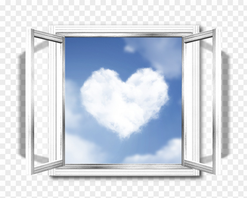 Blue Sky Outside The Window Microsoft Windows Download PNG