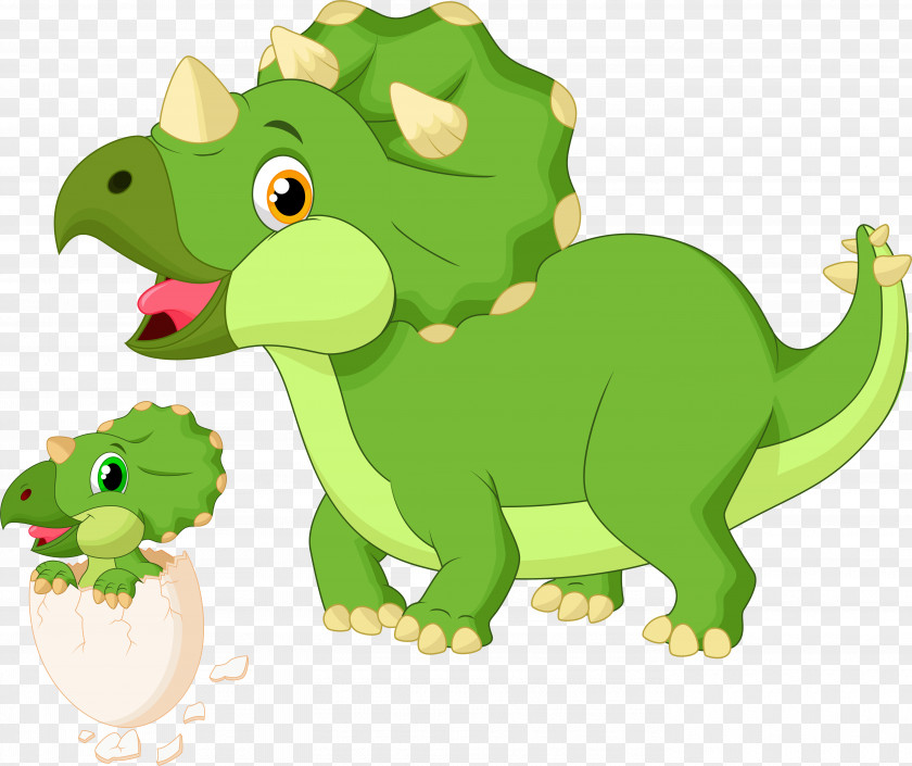 Dinosaur Vector Baby Triceratops Clip Art PNG