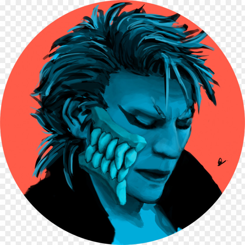 Grimmjow Teal Character Fiction PNG