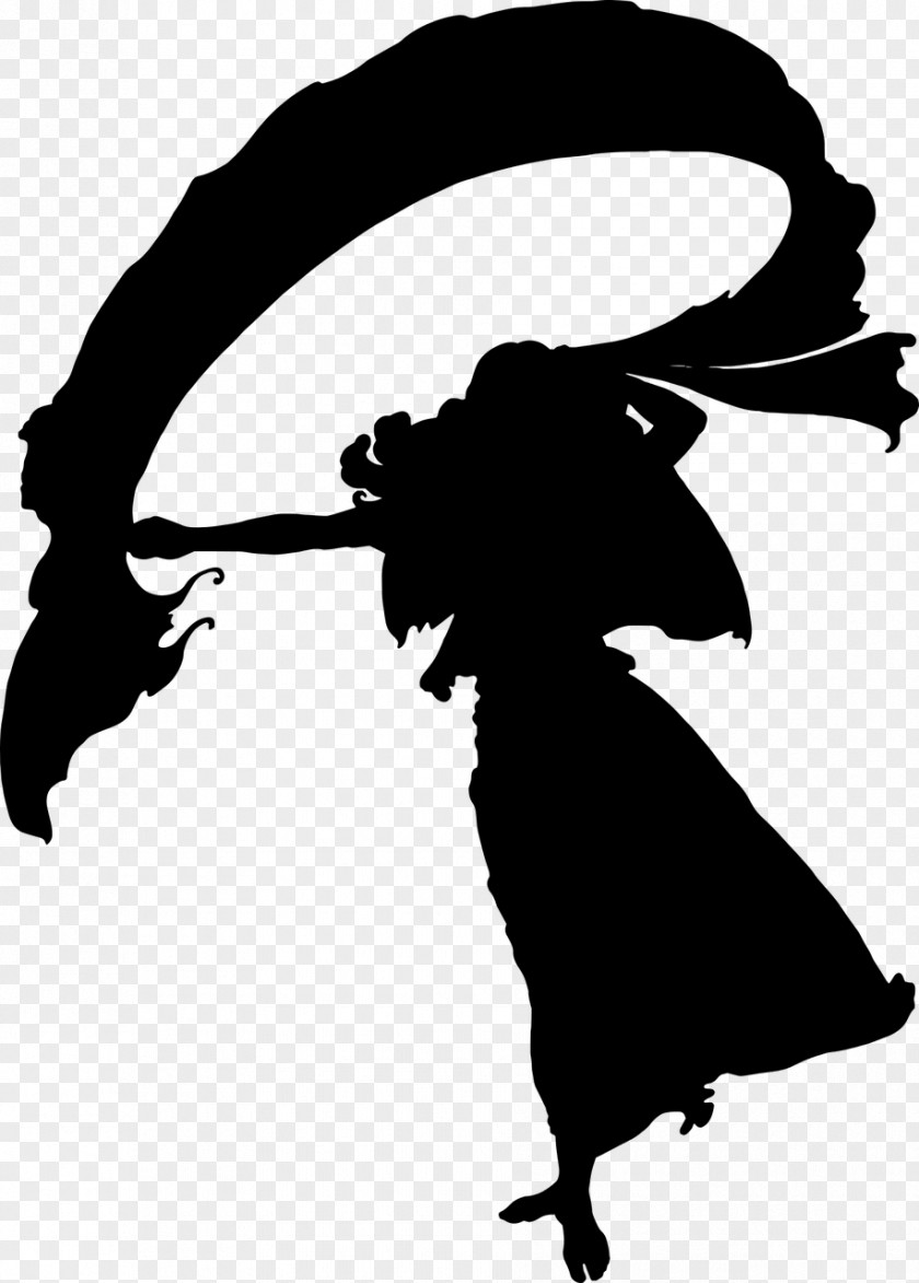 Silhouette Black And White Clip Art PNG