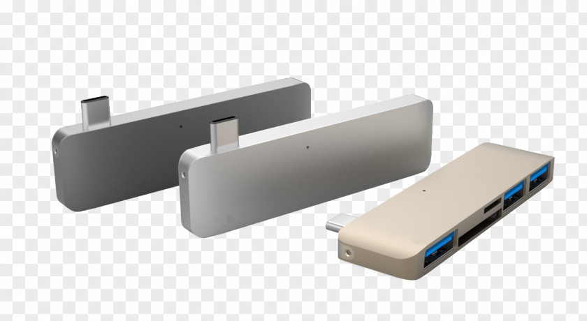 Space Aluminum MacBook Pro Laptop Adapter USB-C PNG