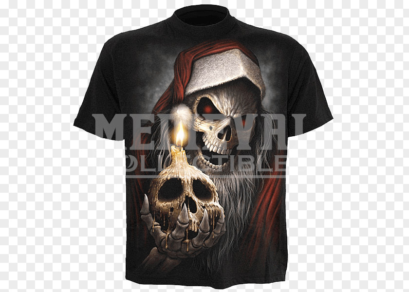 T-shirt Sleeve Death Clothing Skull PNG