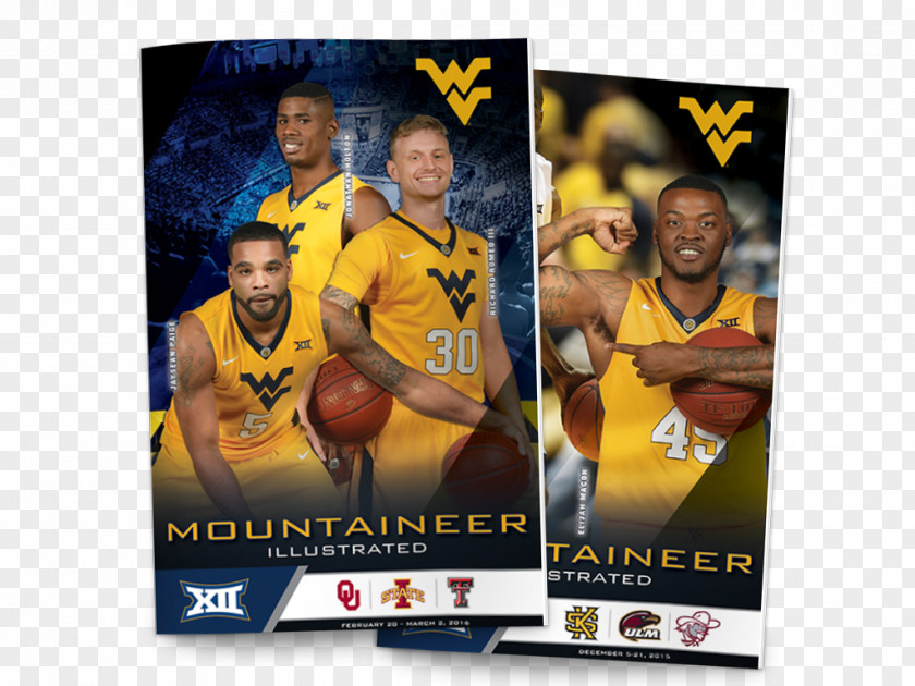 BlaineTurner Advertising West Virginia University Team Sport Mountaineers Men's Basketball PNG