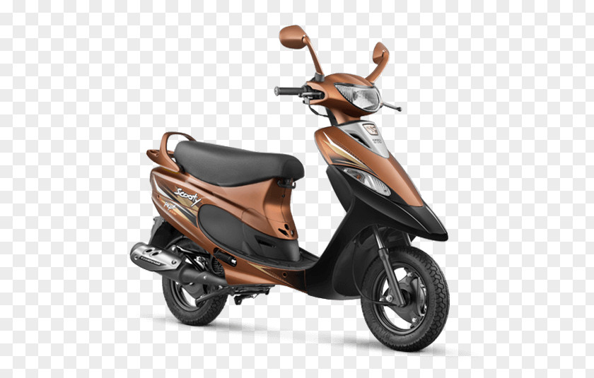 Brown Scooter TVS Scooty Motor Company Motorcycle Color PNG