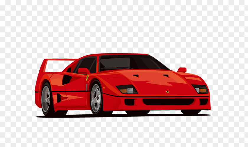 Hold It Ferrari F50 GT F40 Car Daytona PNG