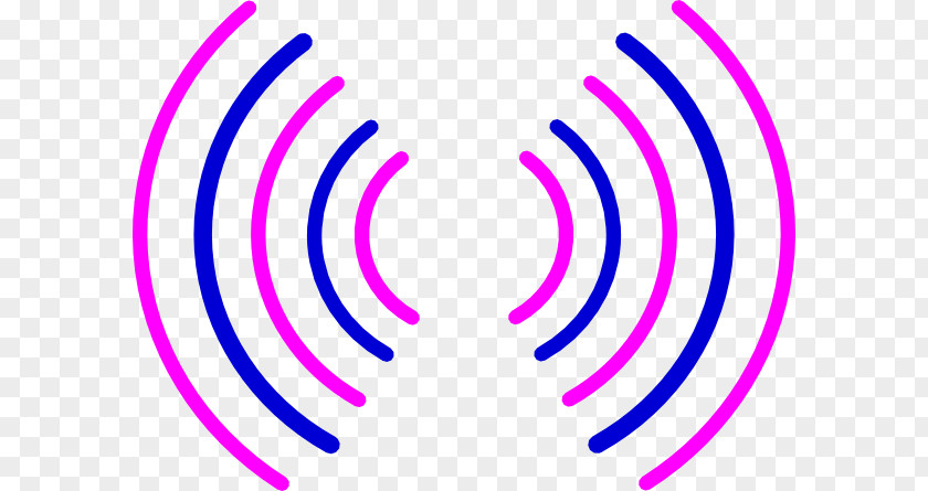 Pink Wave Clip Art Radio Openclipart Frequency PNG