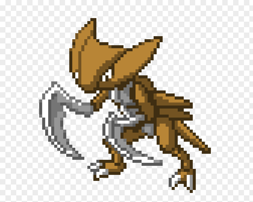 Pokémon FireRed And LeafGreen Kabutops MissingNo. Pixel Art PNG