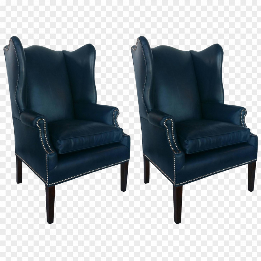 Wing Chair Club Bedside Tables Furniture PNG