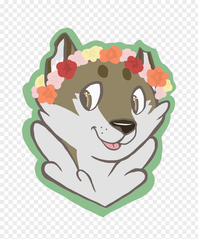 Crown Wreath Flower Cat Furry Fandom PNG