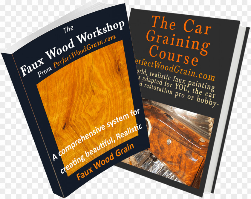 Faux Wood Grain E-book DVD Product Image PNG