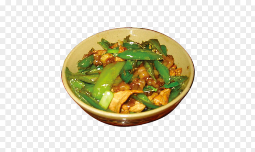 Fried Pea Beans Twice Cooked Pork Snow Vegetarian Cuisine American Chinese PNG
