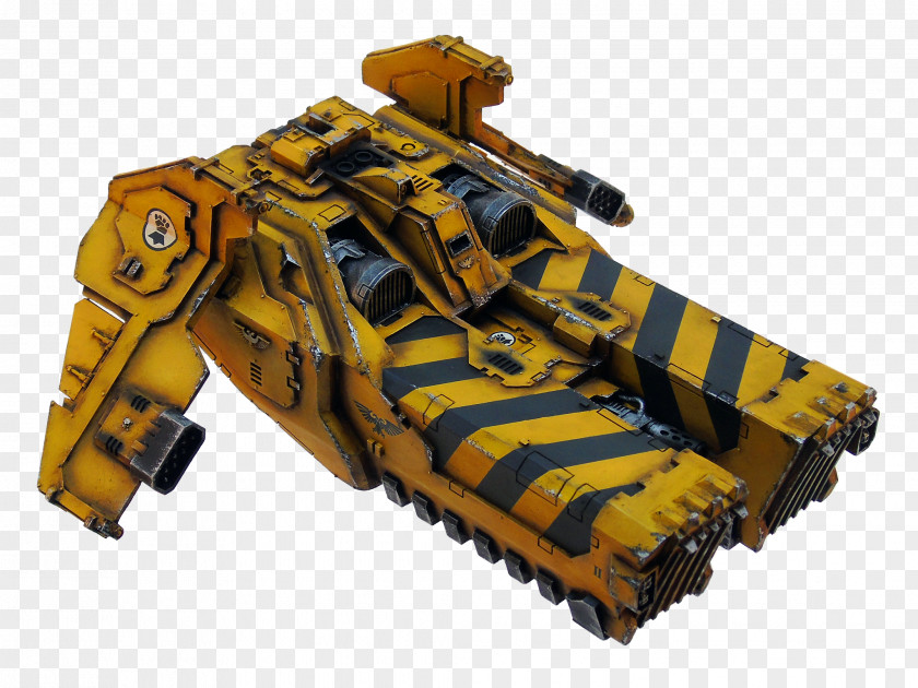 Imperial Fists Combat Vehicle Machine Tank Cestus Scale Models PNG