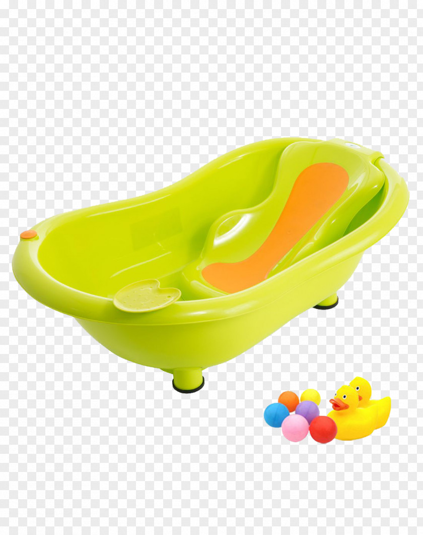 The New Pop-queen Spine Lying Green Orange Plate Bathtub PNG
