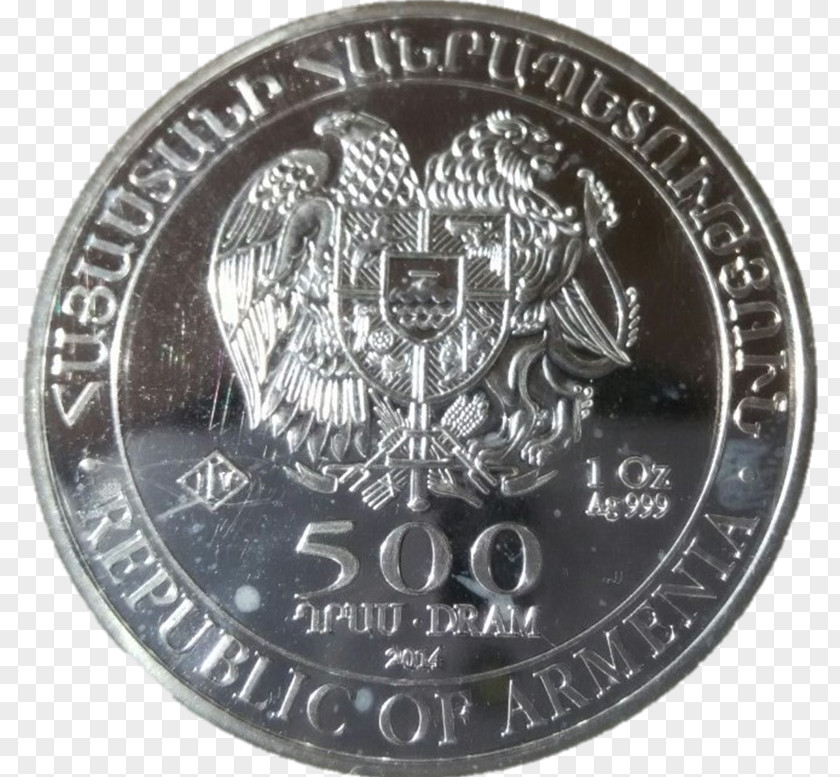 Coin Silver Medal PNG