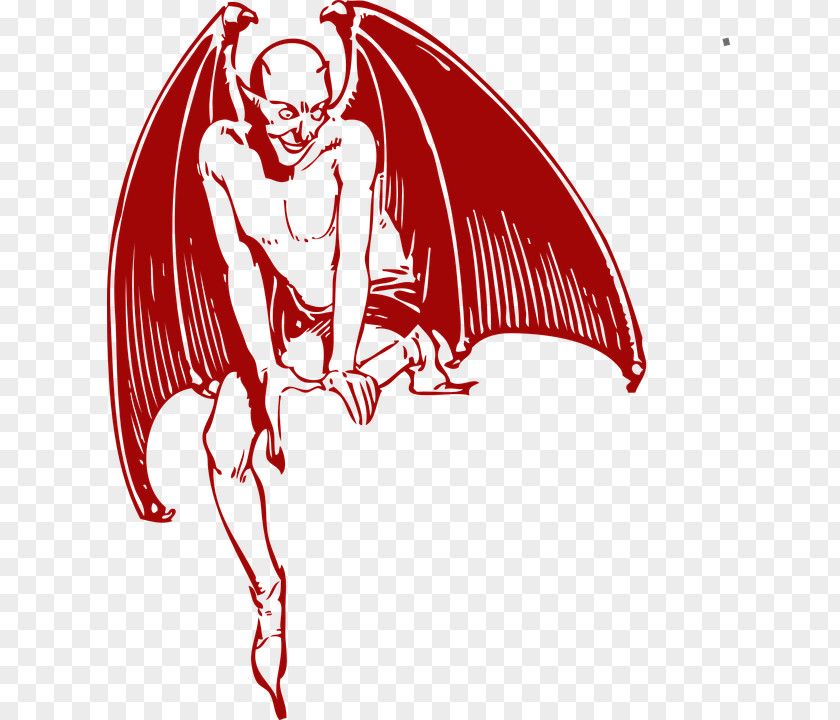 Devil Clip Art Vector Graphics Satan Demon PNG