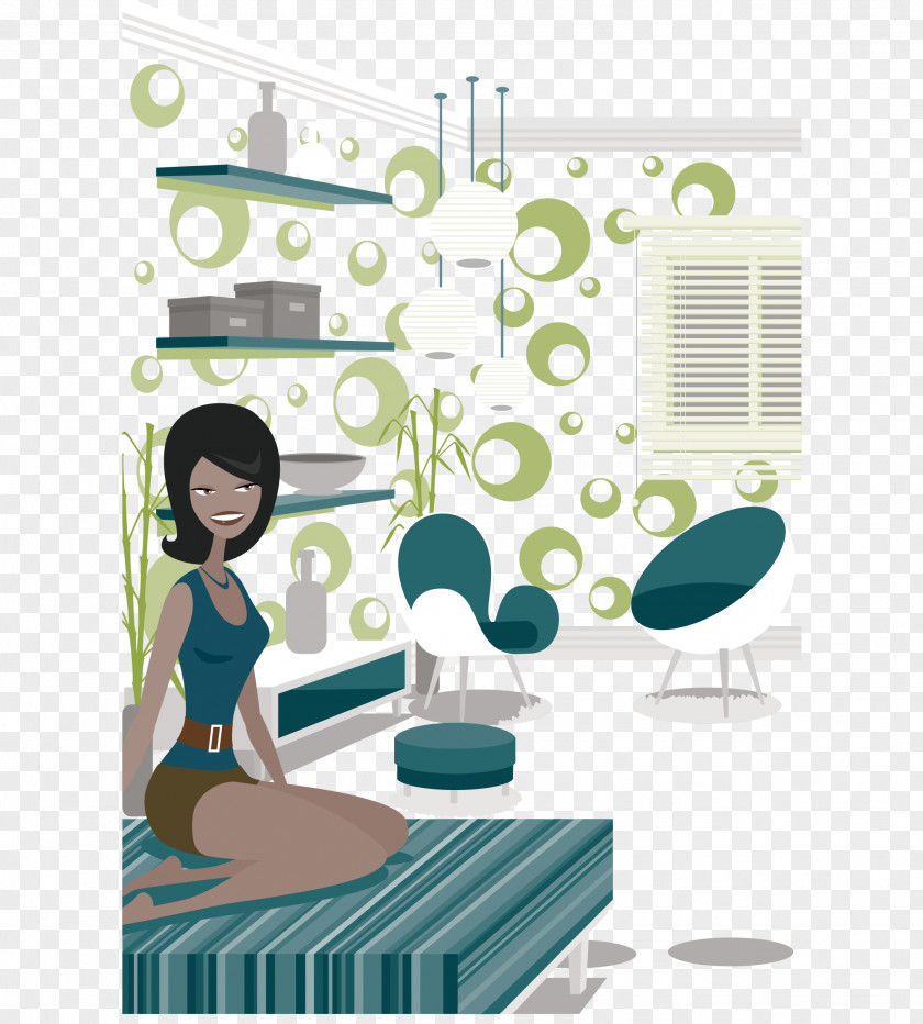 Home Beauty Vector Designer Illustration PNG