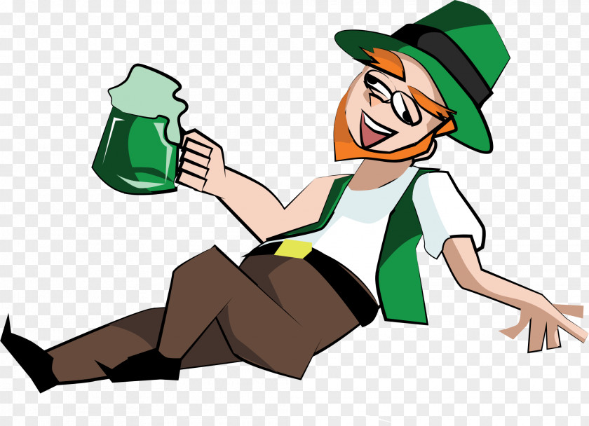 Leprechaun Beer Alcohol Intoxication Alcoholic Drink Clip Art PNG