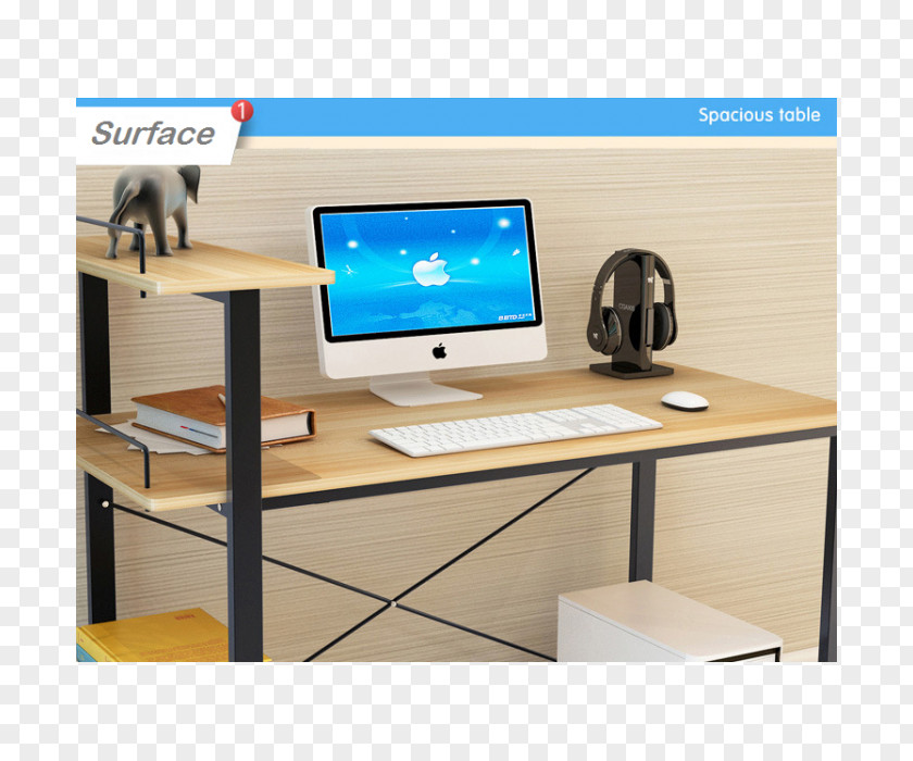 Shelf Stationery Decor Table Computer Desk Office PNG