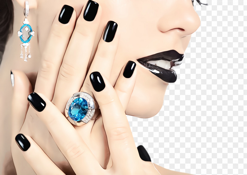 Turquoise Jewellery Nail Finger Manicure Skin Care PNG