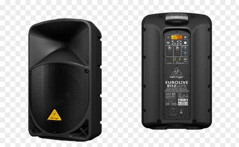 Amplifier Bass Volume Public Address Systems Powered Speakers Loudspeaker BEHRINGER Eurolive B1 Series PNG