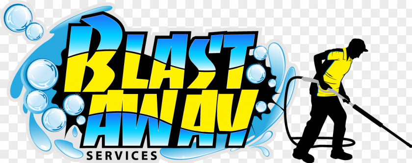 Blasted Bricks Blast Away Service Pty Ltd Pressure Washers Cleaning Logo PNG