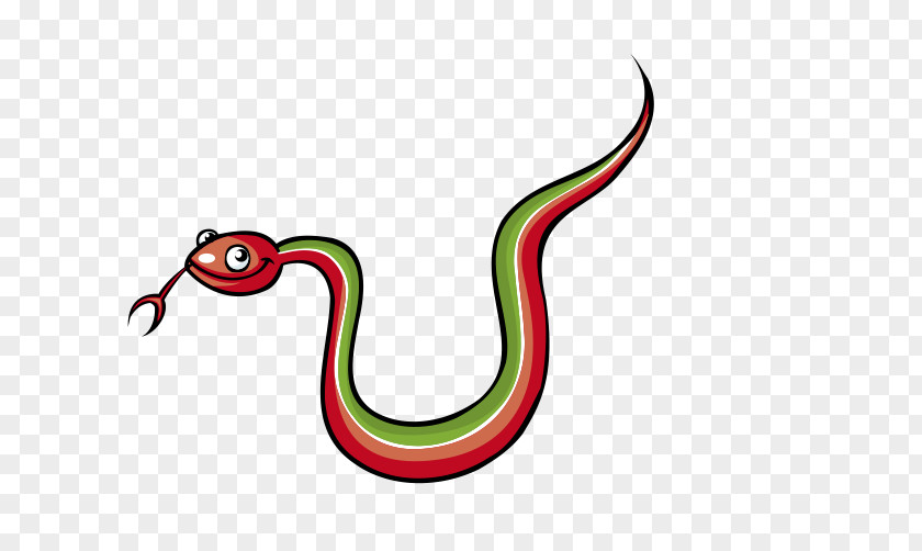 Cartoon Snakes Curve Snake Clip Art PNG