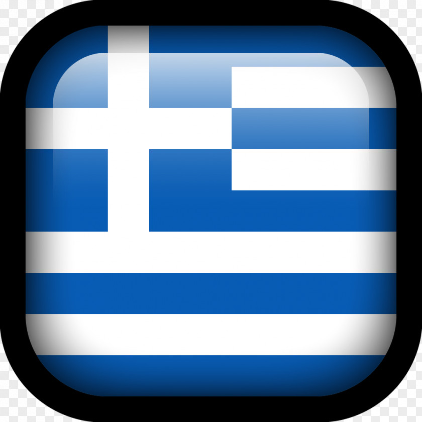 Flag Of Greece Icon Design Image PNG