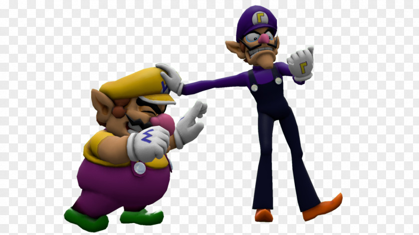 Mario & Wario Waluigi PNG