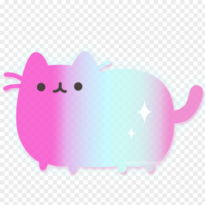Cat Pusheen Rainbow Clip Art PNG