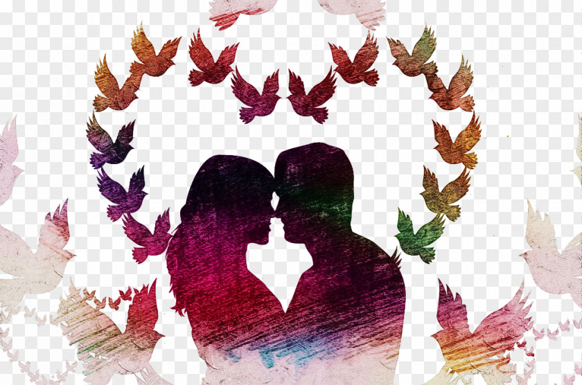 Creative Image Of Men And Women Euclidean Vector Woman Couple PNG