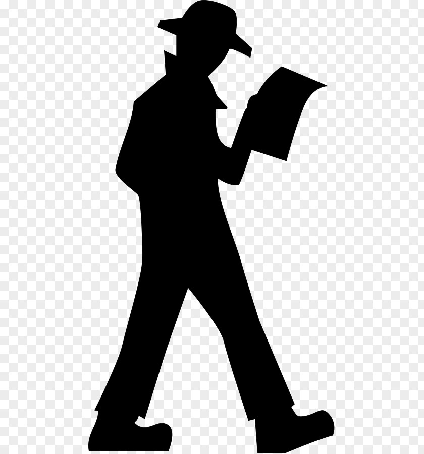 Detective Silhouette Espionage Clip Art PNG