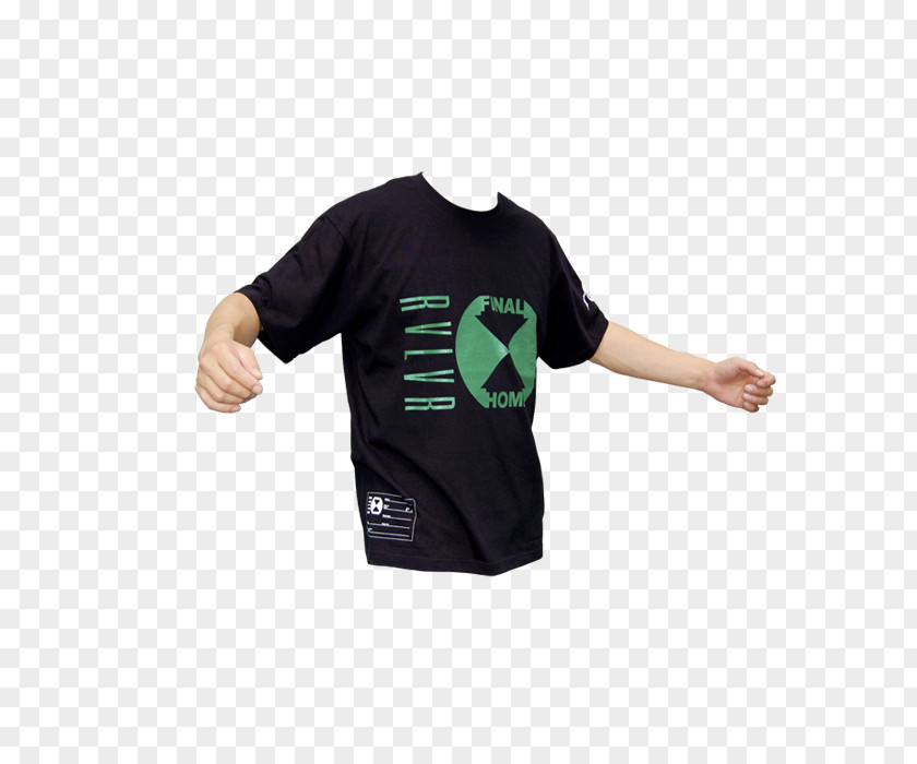 T-shirt Green Sleeve Outerwear Font PNG