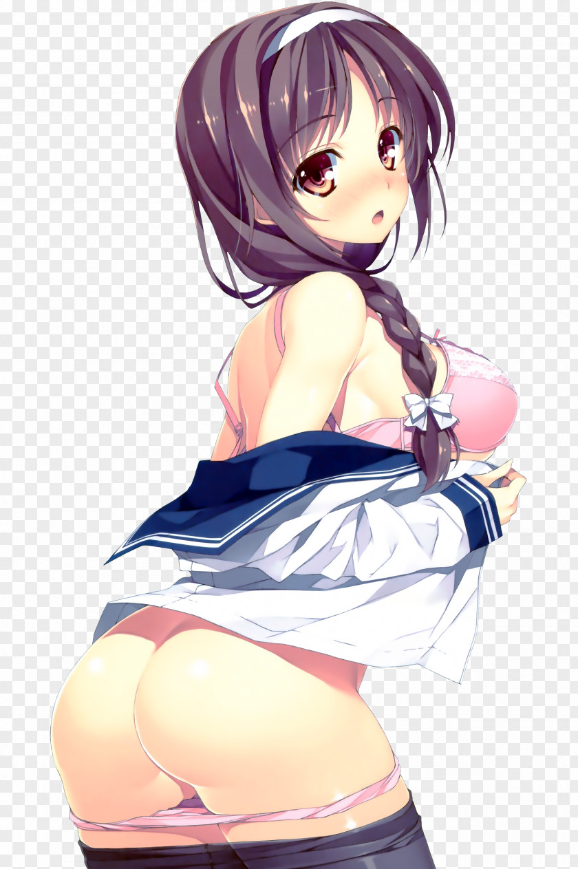 Buttocks Two-dimensional Space Kavaii Moe PNG space Moe, hentai 69 clipart PNG