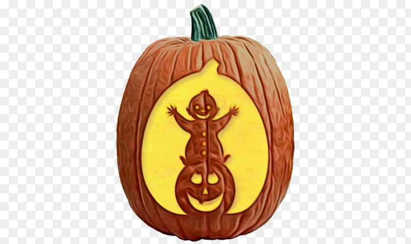 Carving Plant Pumpkin PNG