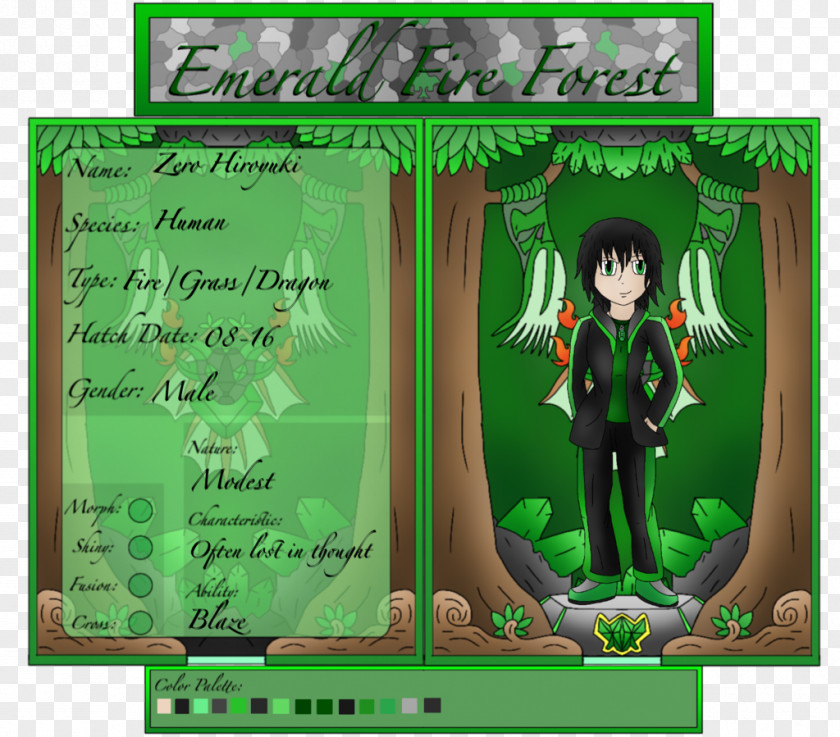 Fire Forest Fiction Green Character Leaf Animated Cartoon PNG