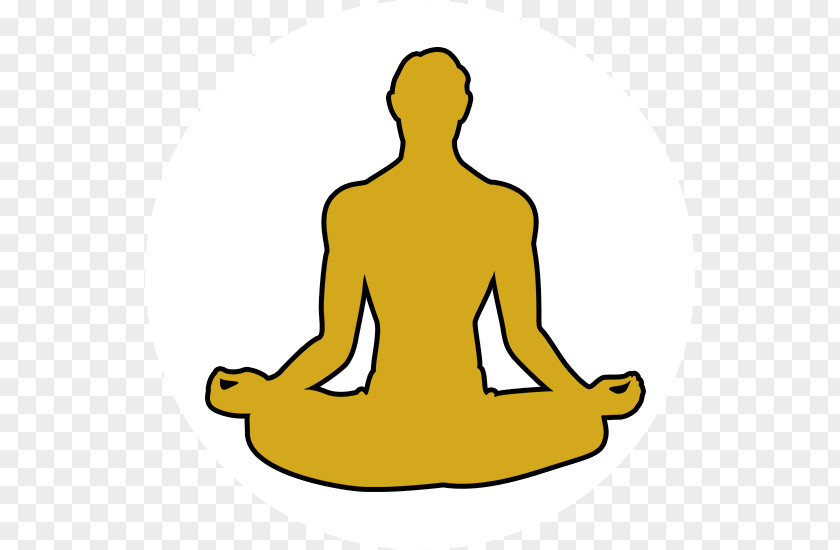 Meditation Sitting Joint Yellow Clip Art PNG