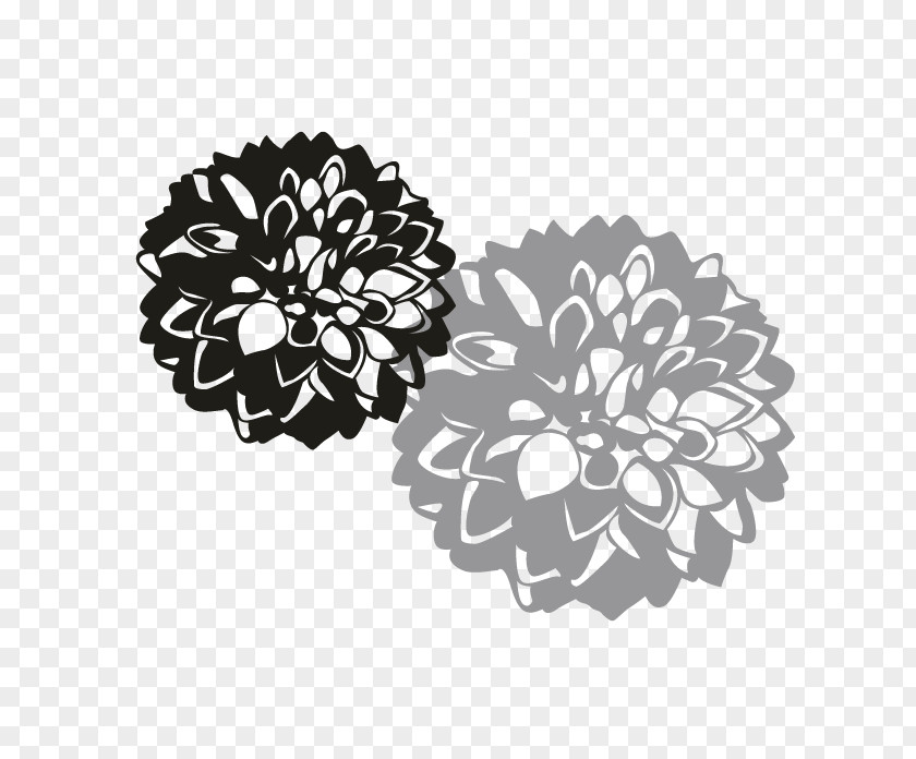 Oakleaf Hydrangea Floral Design White PNG