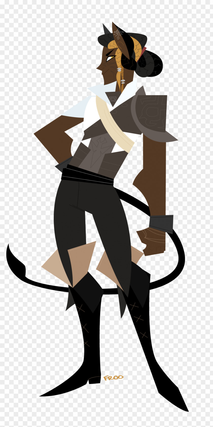 Silhouette Character Clip Art PNG