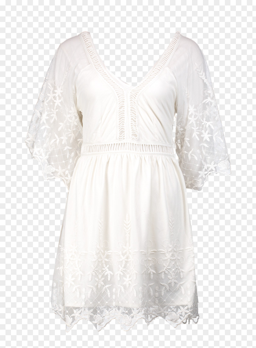 Dress Fashion Clothing White Sleeve PNG
