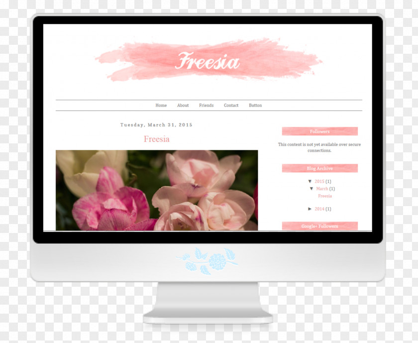 Freesia Pink M Multimedia Brand RTV PNG