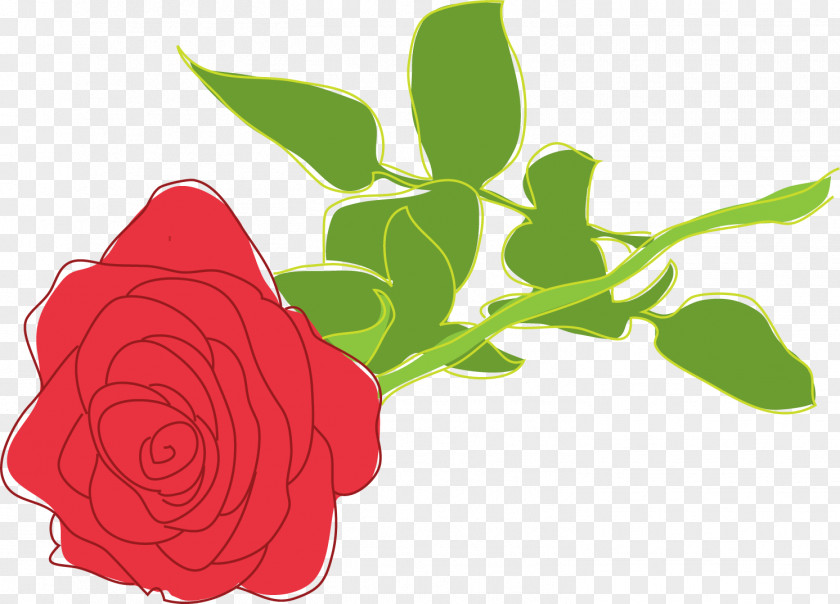 Green Flower Rose Clip Art PNG