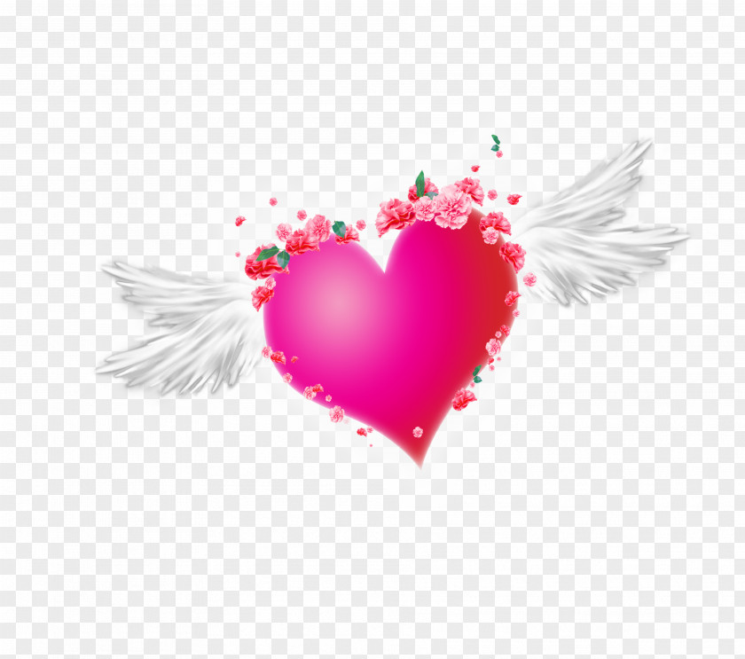 Happy Valentines Day Heart Desktop Wallpaper PNG