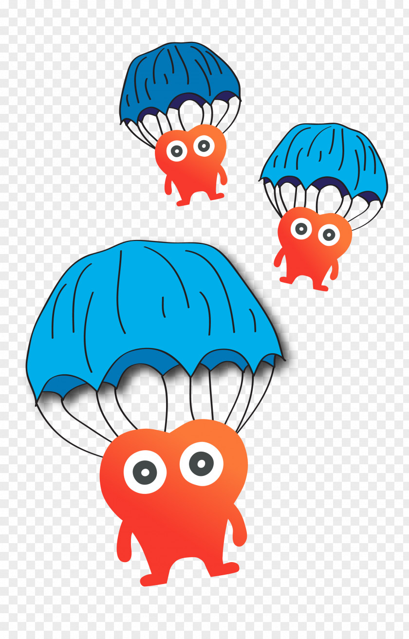 Parachute Cartoon Headgear Nose Clip Art PNG