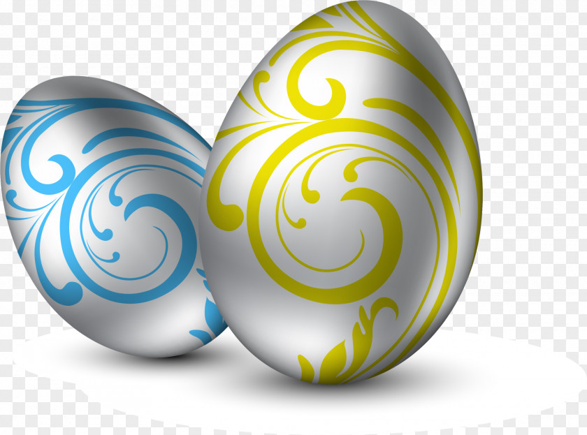 With Colorful Eggs Easter PNG
