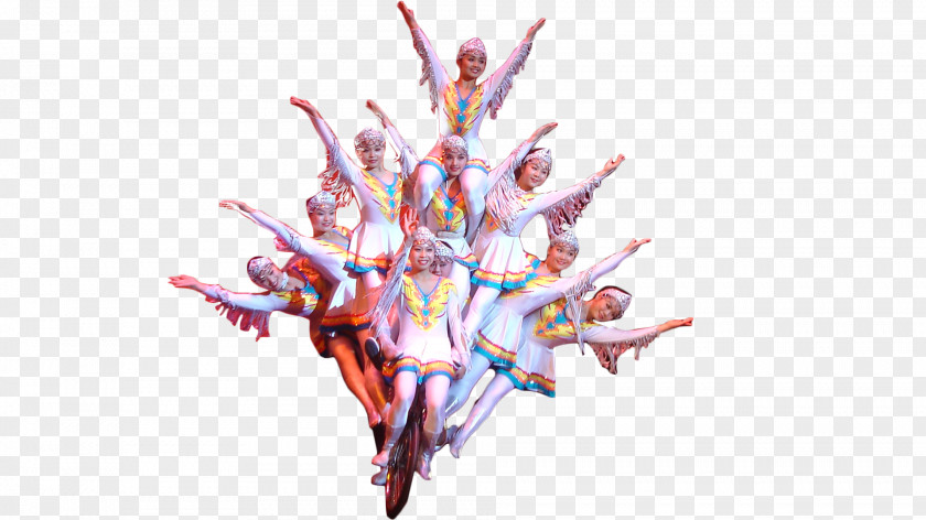 Chinese Style Amazing Acrobats Of Shanghai China Acrobatics Variety Art PNG