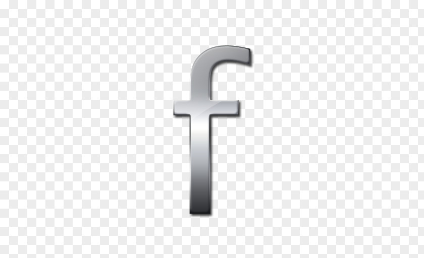 Grey Letter F Icon PNG
