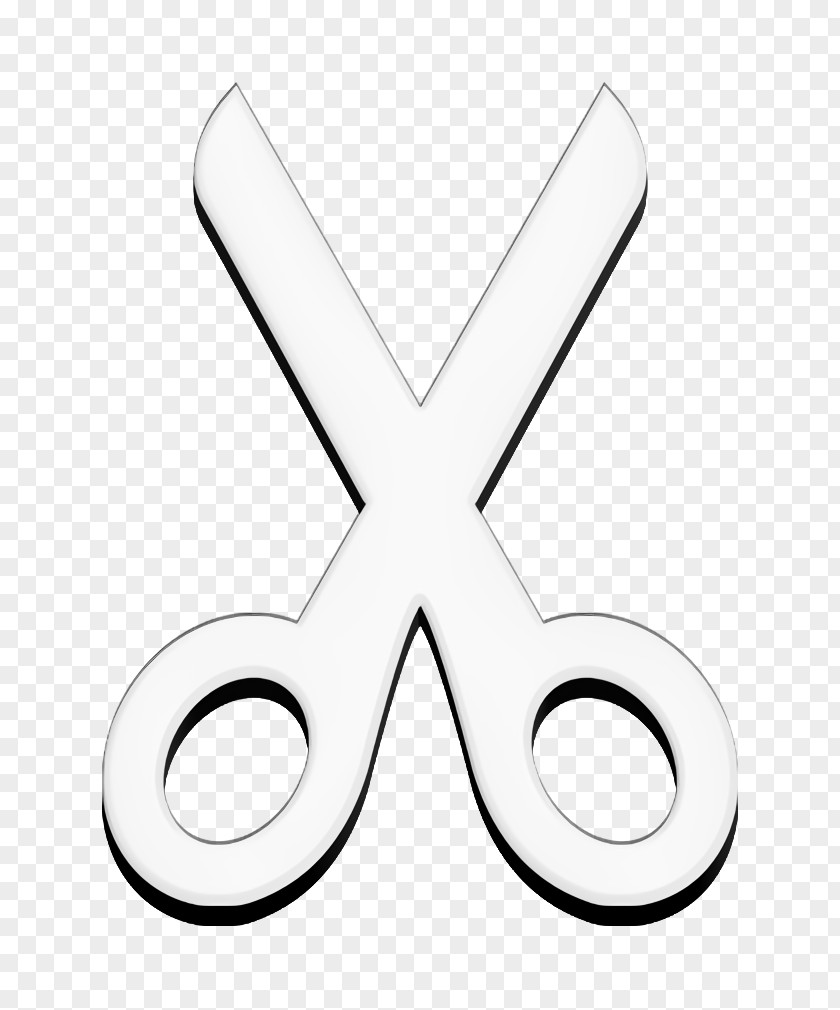 Openned Scissors Icon IOS7 Set Filled 1 Cut PNG