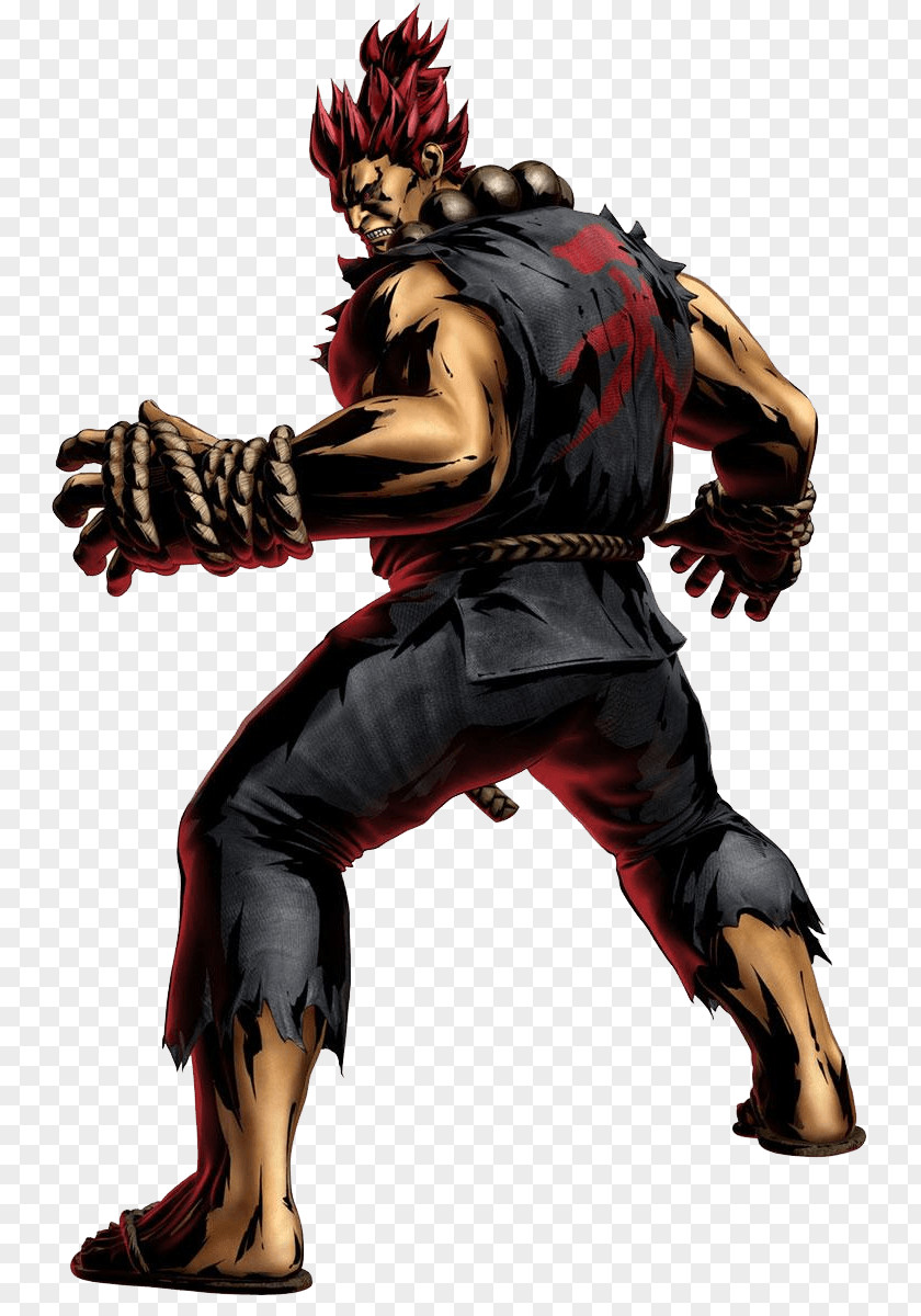 Street Fighter Sideview PNG Sideview, Akuma illustration clipart PNG