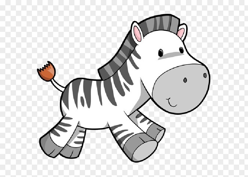 Zebra Cuteness Clip Art PNG